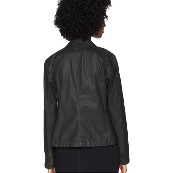 Eileen Fisher Waxed Organic Cotton motto Jacket Small NWOT - Picture 3 of 8